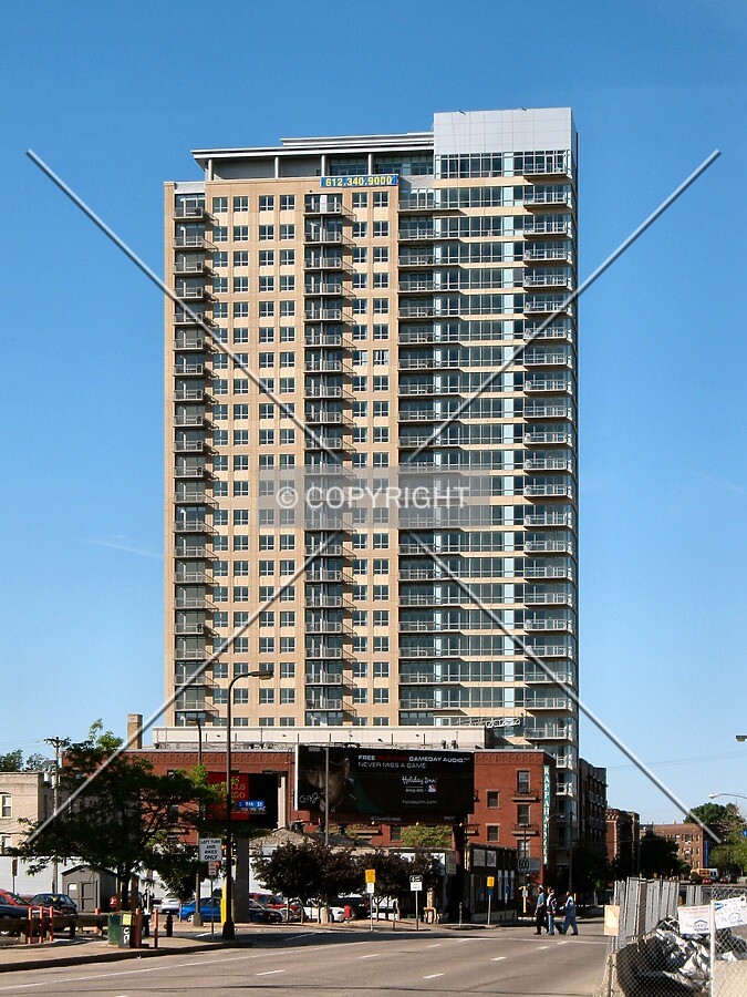 View to the south along Portland Avenue