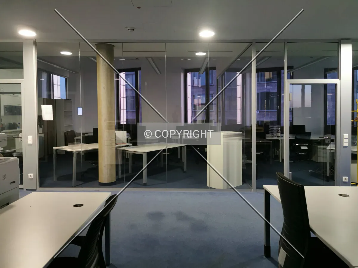 Inside an office