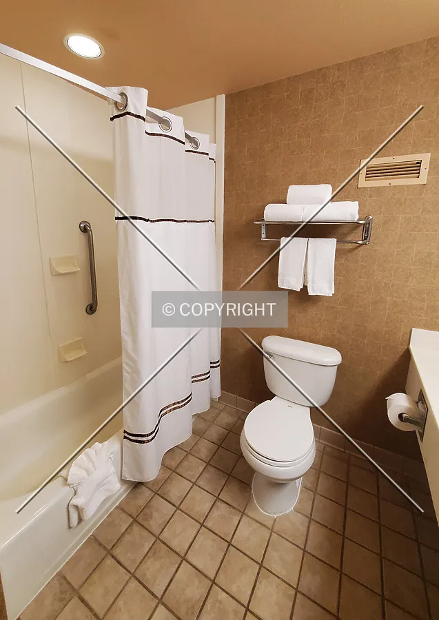 A guest bathroom; July 24, 2020