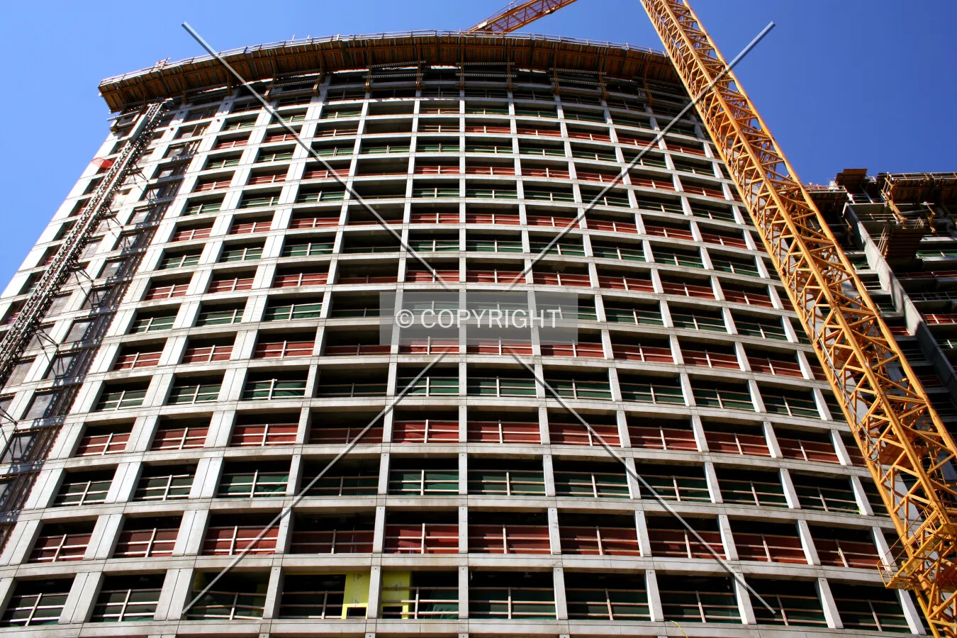 Looking up the east side