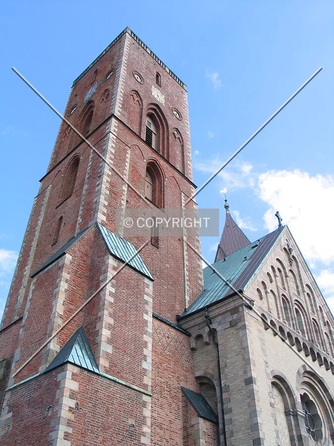 View of the main tower from the northwest