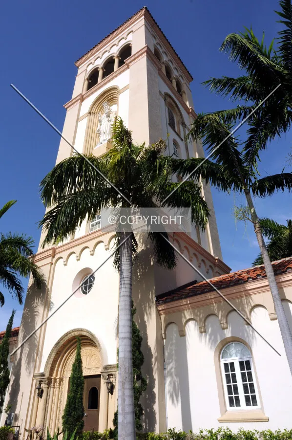 Looking up from the southwest