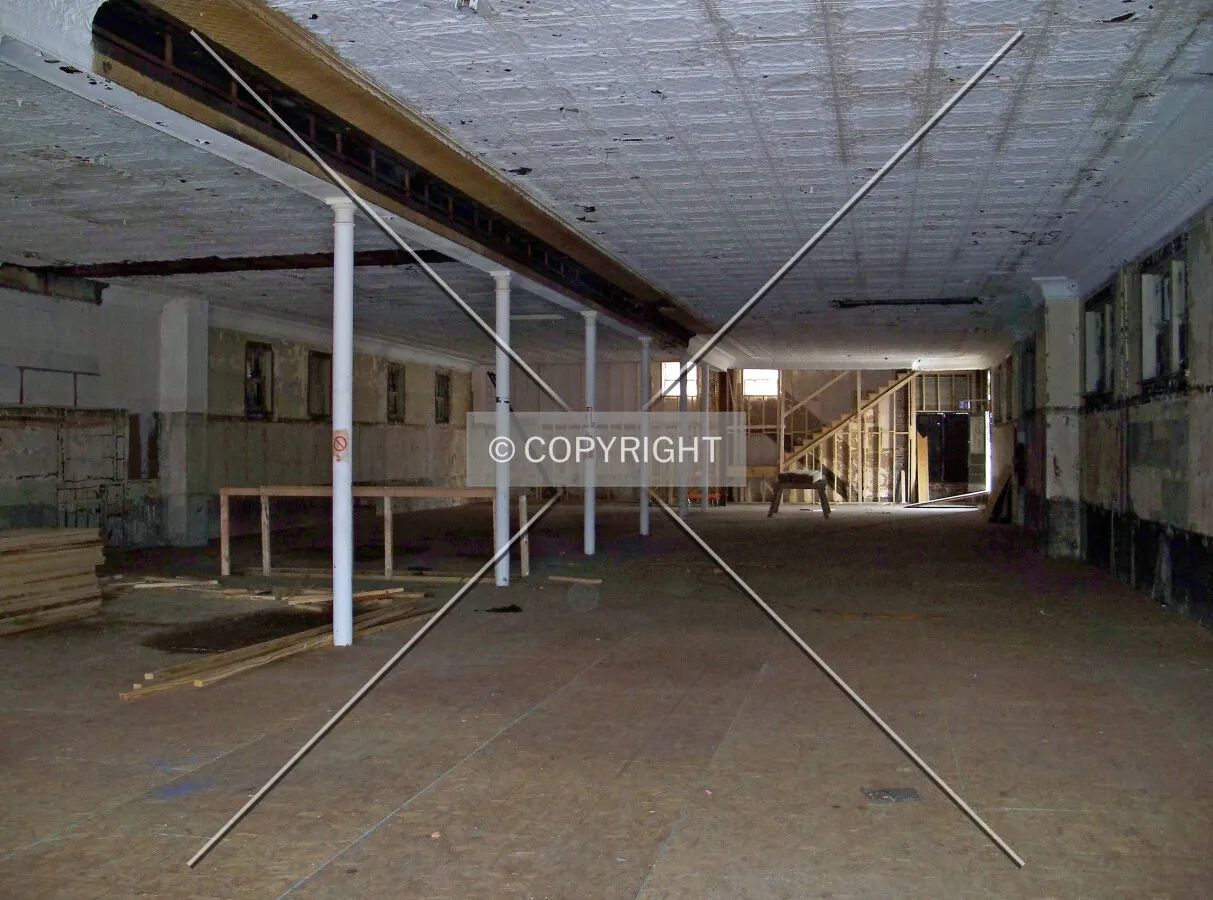 First floor retail space; March 21, 2008