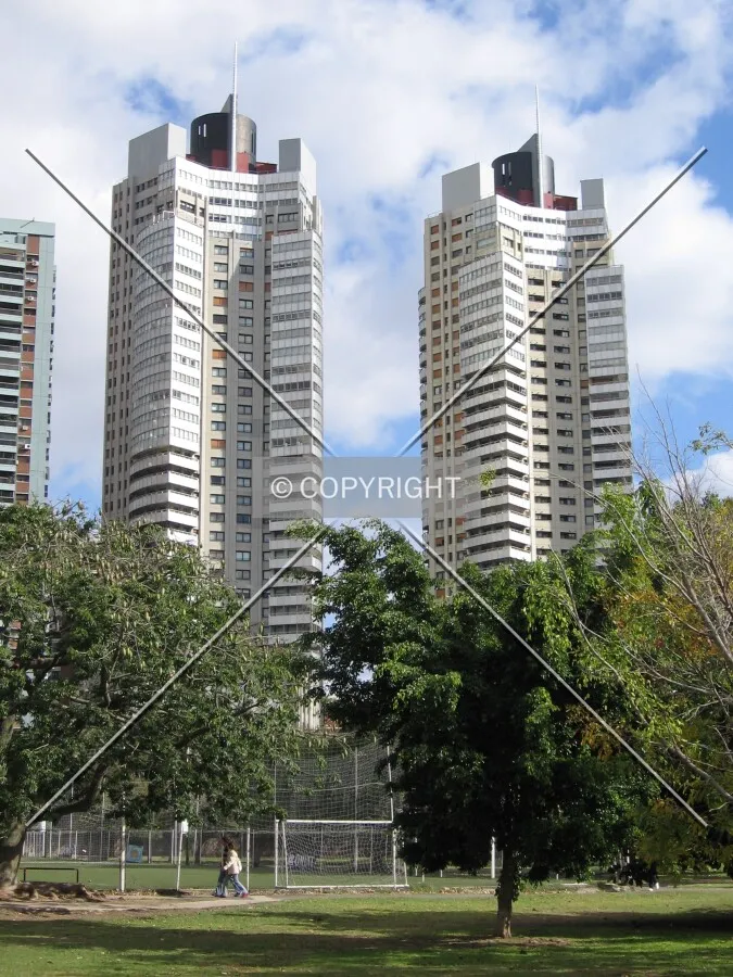 View from Las Heras Park