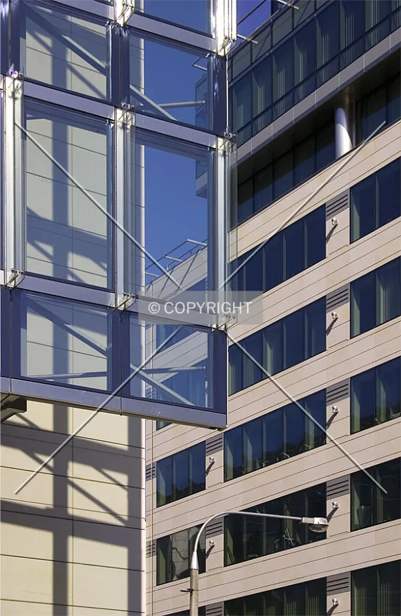 Northeast corner facade detail