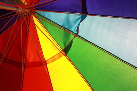 Rainbow umbrella