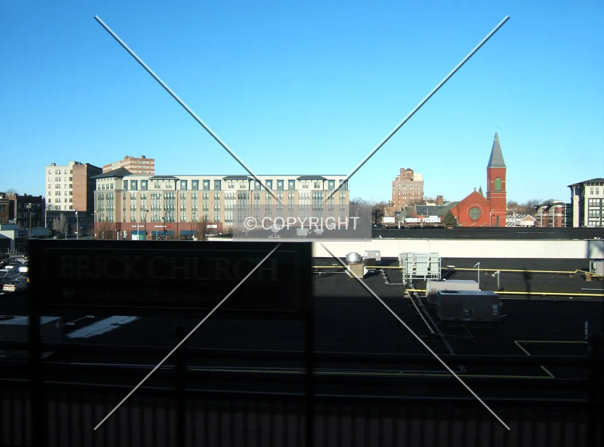 Downtown from the southwest