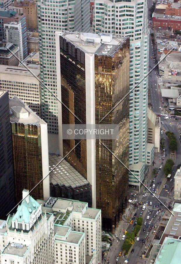 Looking east from CN Tower Observation Deck