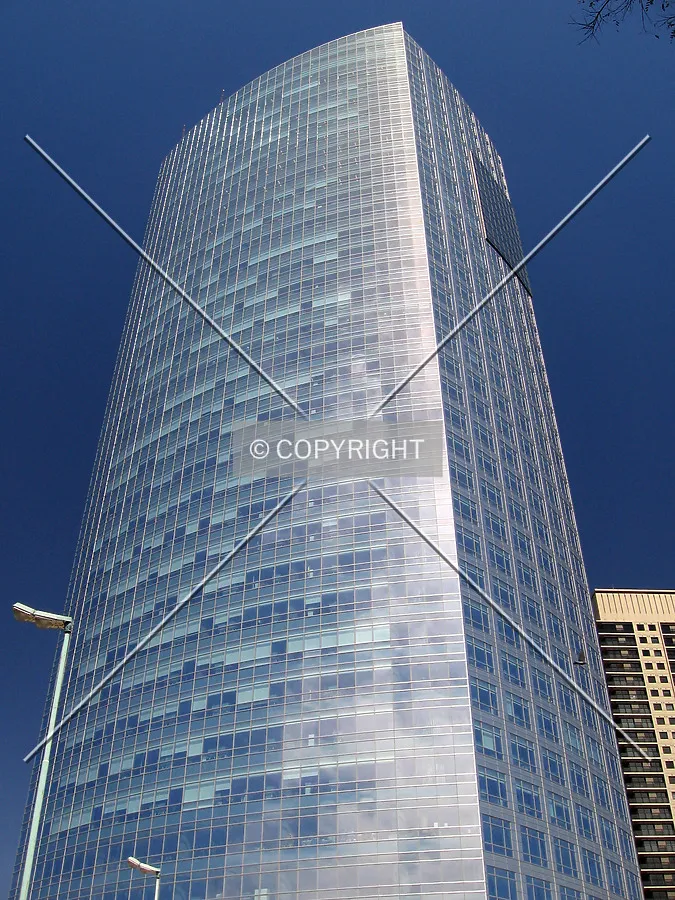 Looking up from the north