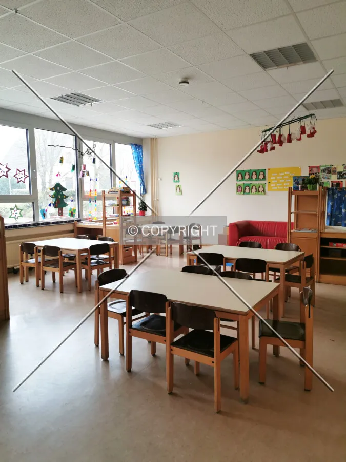 Inside a kindergarten