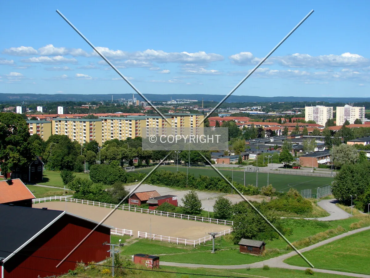 View over the Hageby district