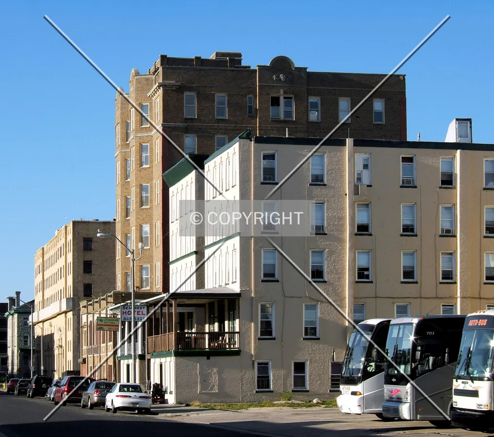 View from the south along St. James Place