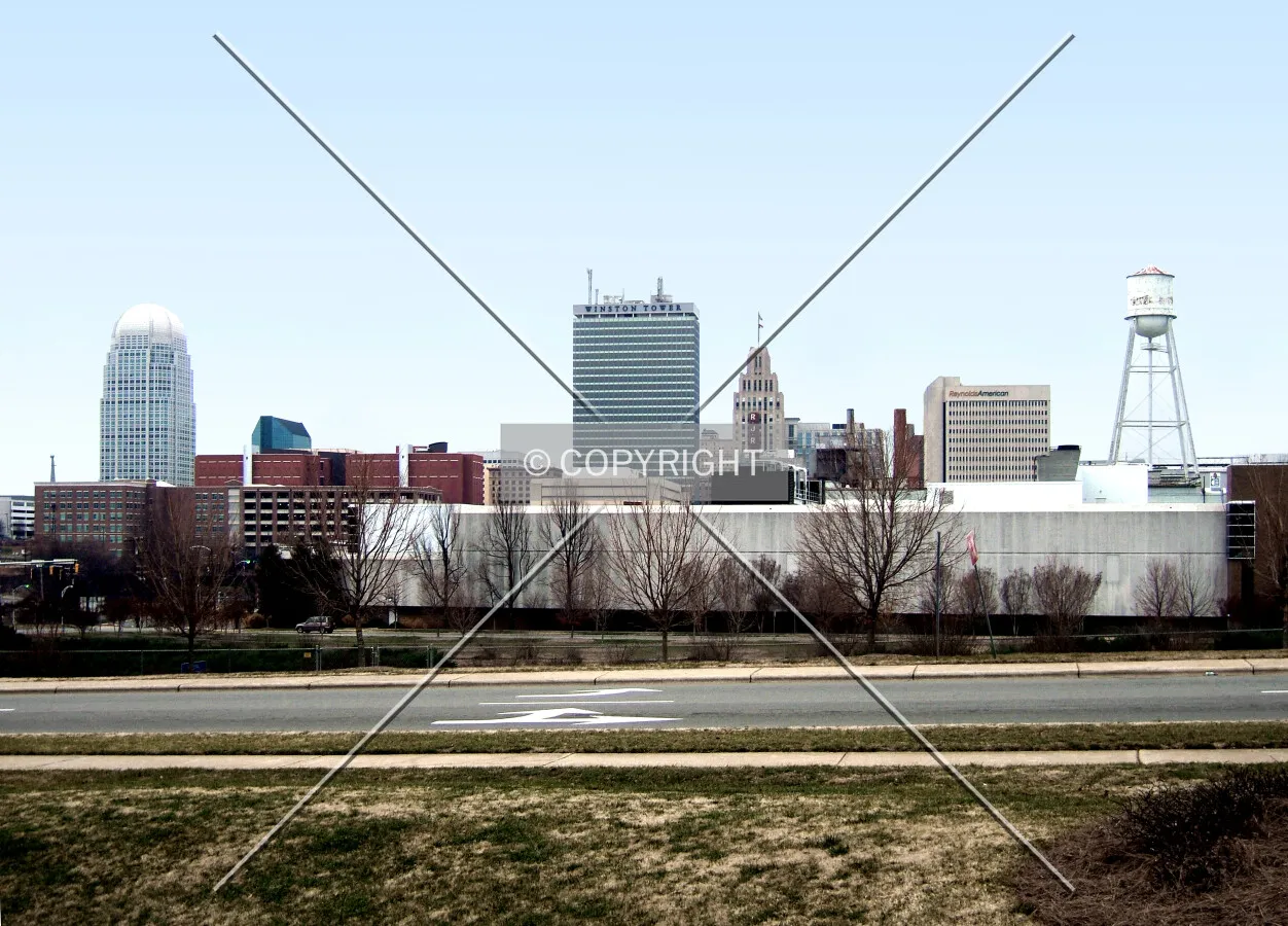 Downtown from the northeast