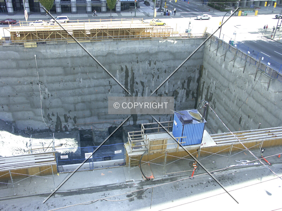 East end of site