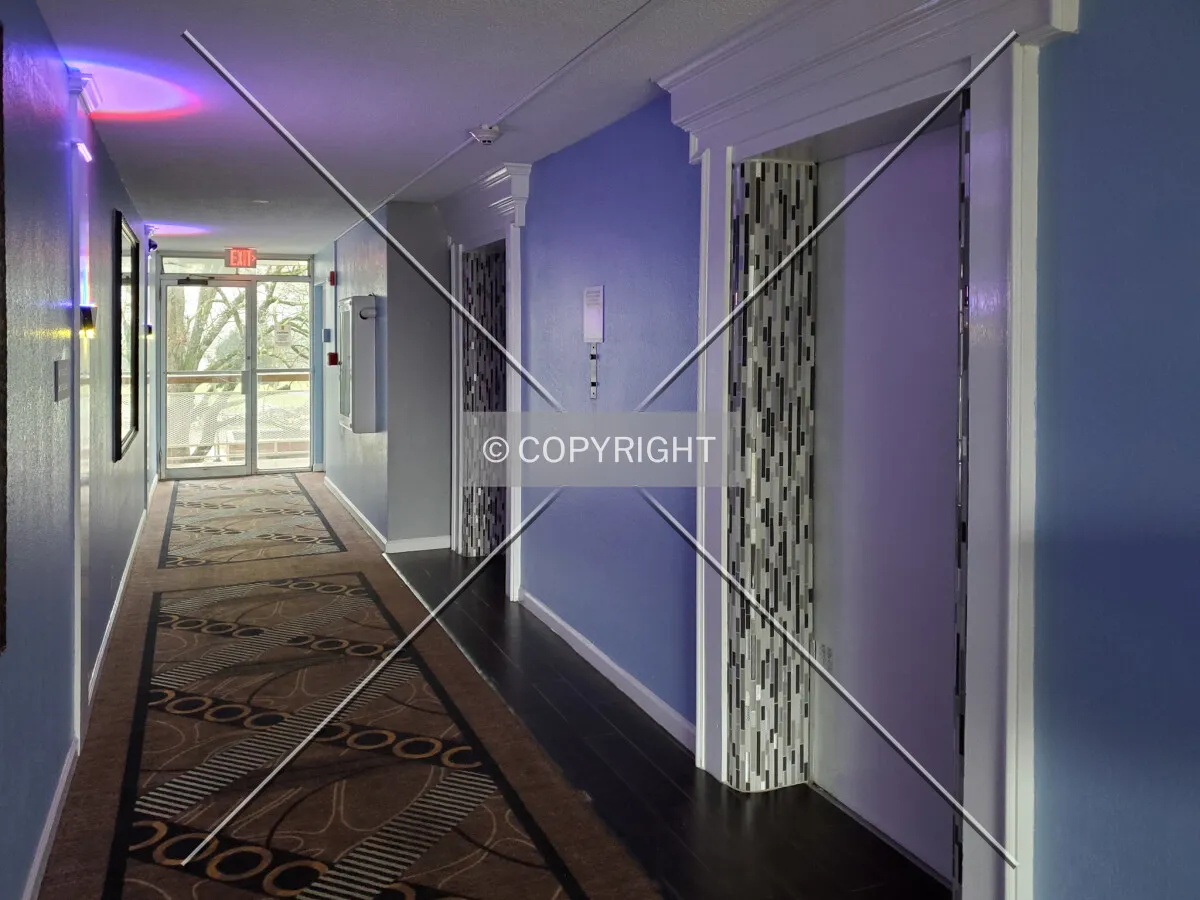 5th floor elevator lobby; March 18, 2020