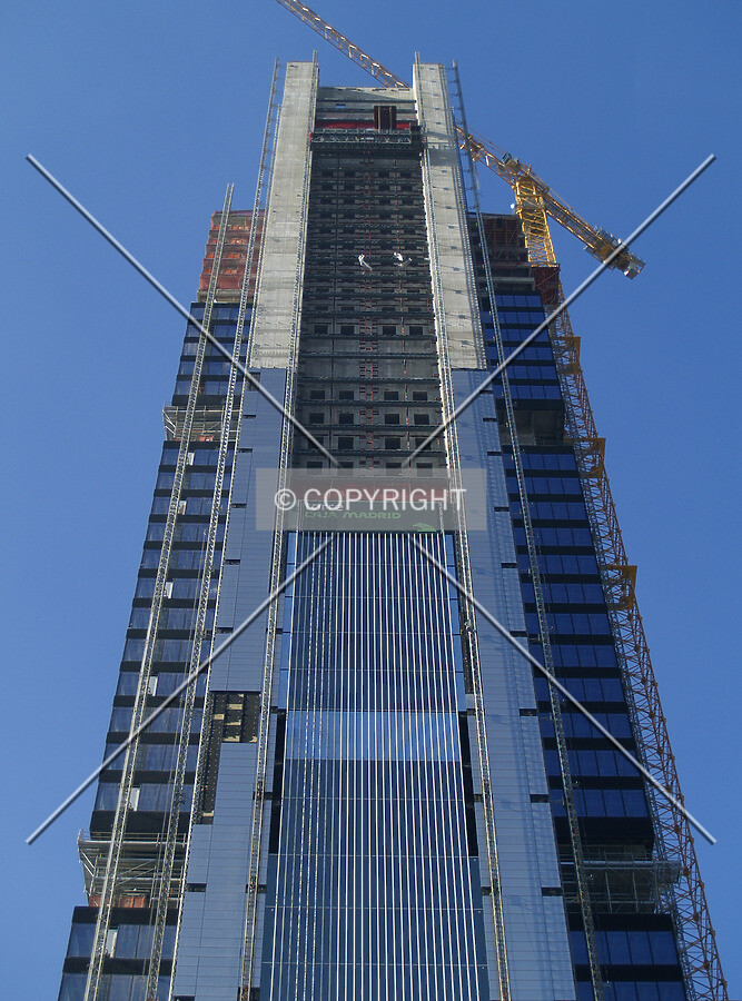 Looking up from the east