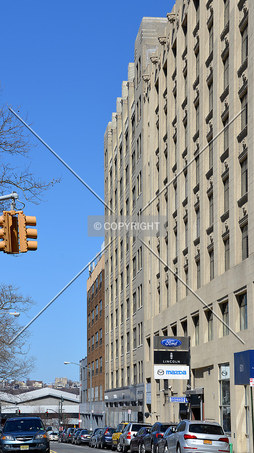 View from the southeast at 54th Street and 11th Avenue