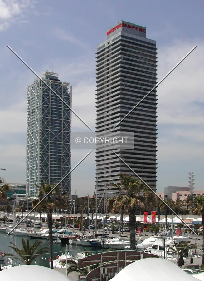 The two towers from Port Olímpic