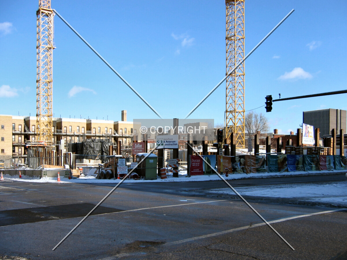 View across Portland Avenue/10th Street South