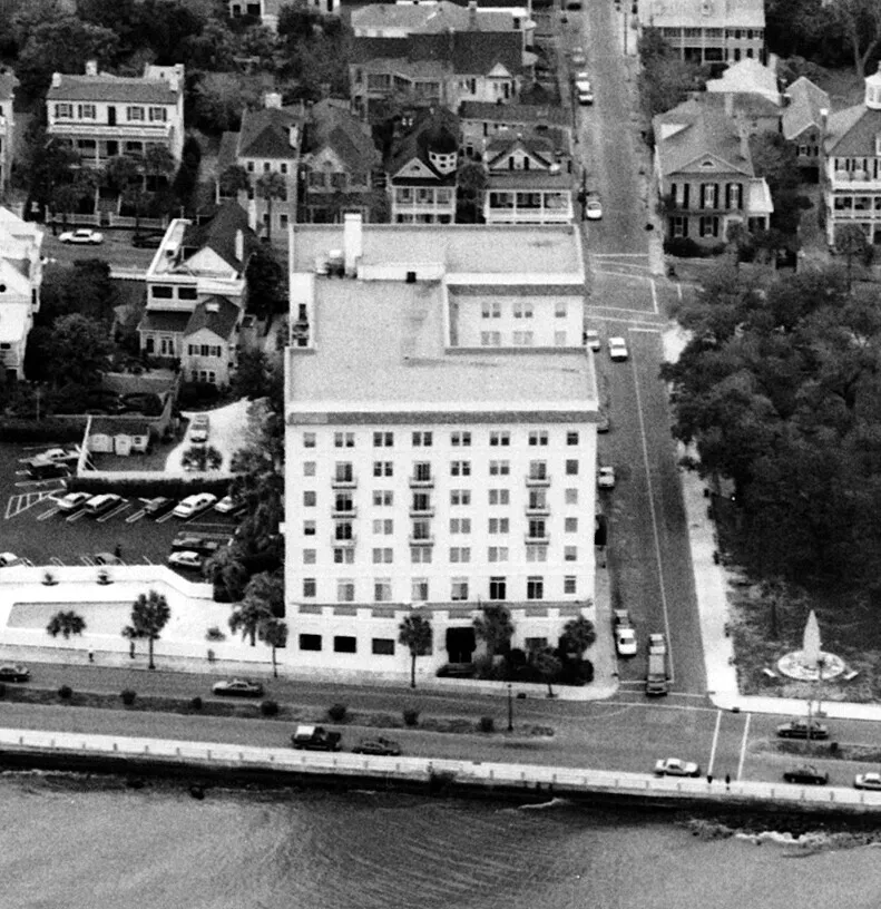 Vintage view from the south