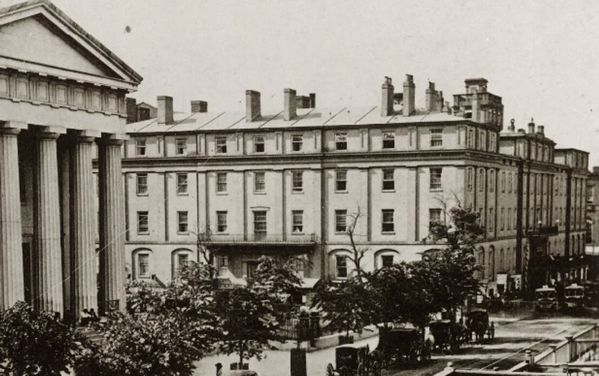 Vintage view from the southeast