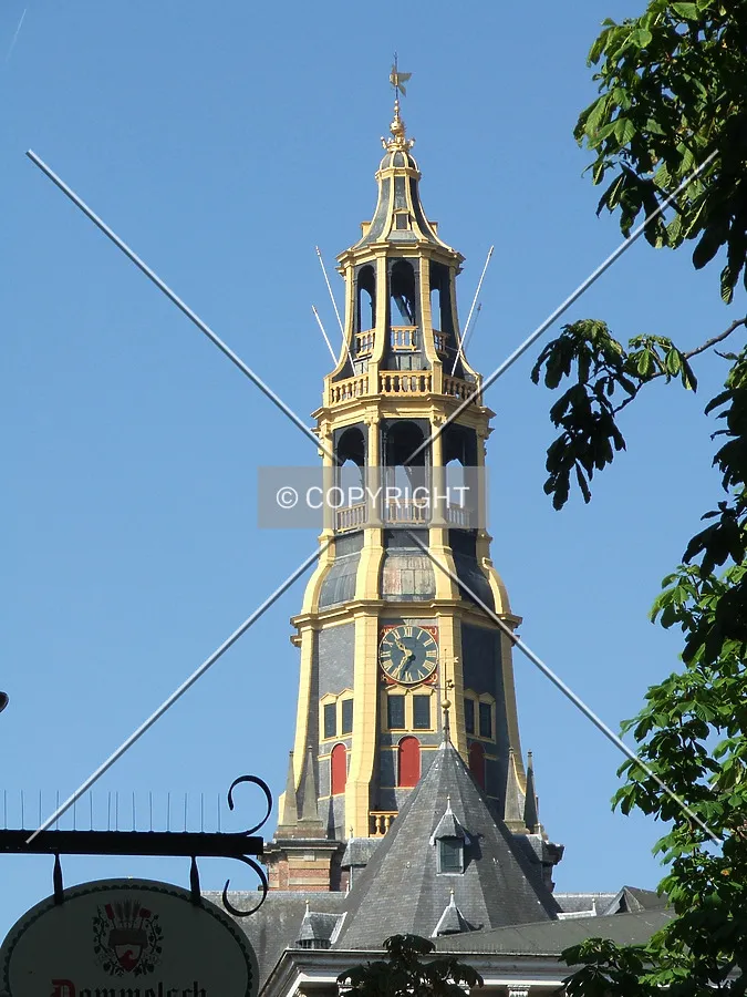 View of the spire seen from Vismarkt