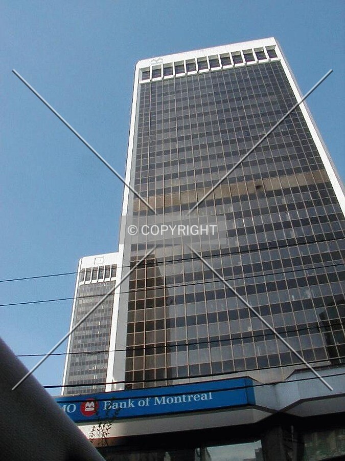 From the middle of Burrard Street