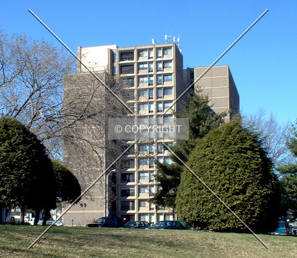 View from the southeast