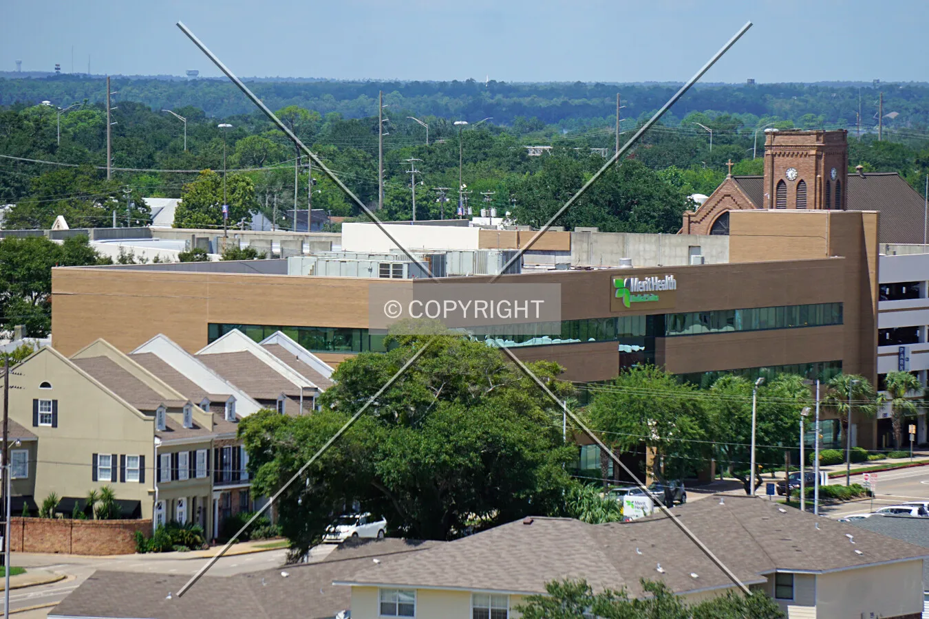 View from the southeast; August 29, 2016