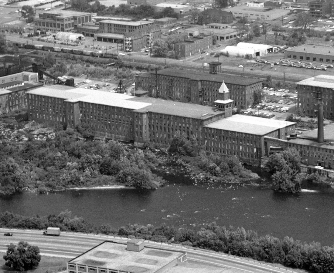 Vintage view from the southwest