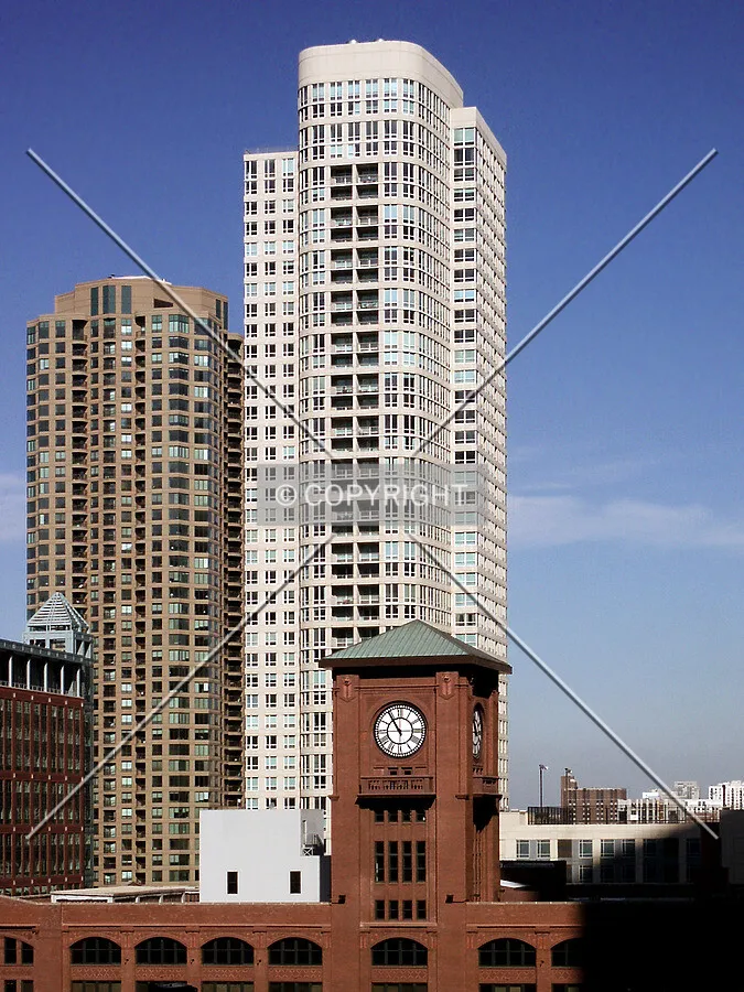 View from the 203 North LaSalle parking garage