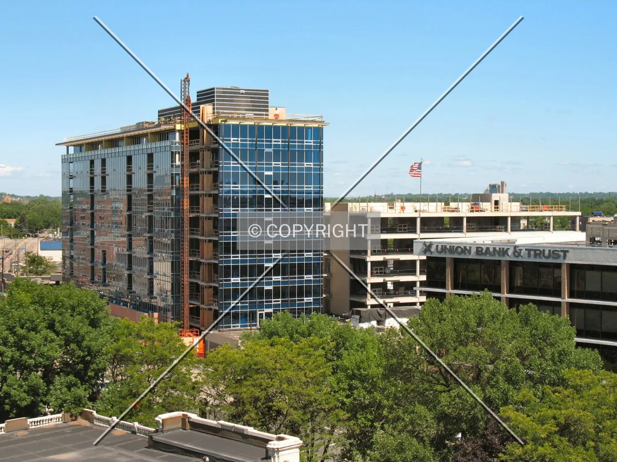 View to the northwest from the St. Anthony Municipal Ramp