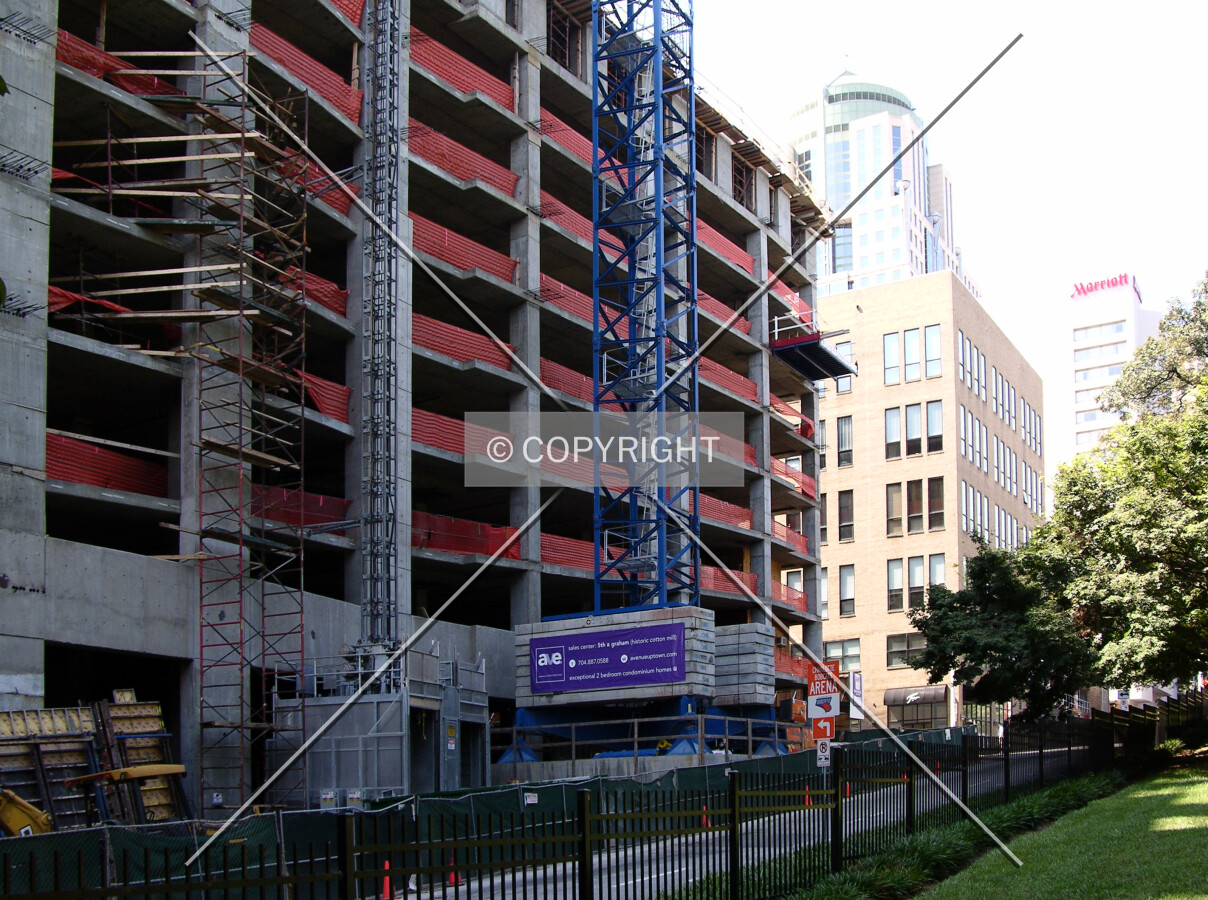 From the northwest across Church Street