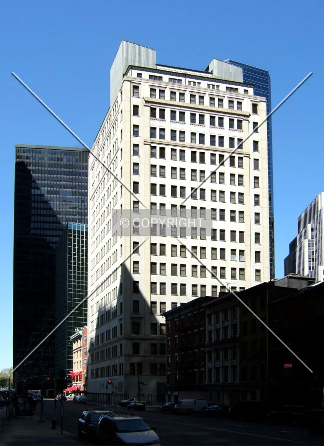 View from the east along Water Street toward Broad