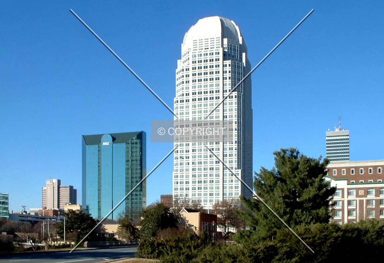 Downtown from the southeast