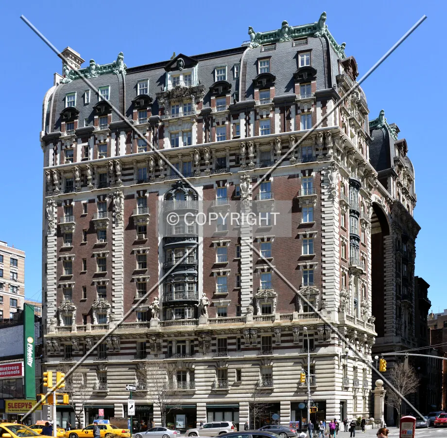 View from the west at Amsterdam Avenue and 71st Street