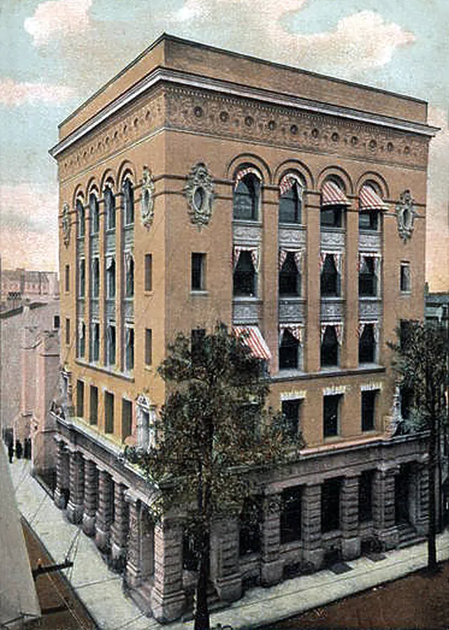Vintage view from the southeast