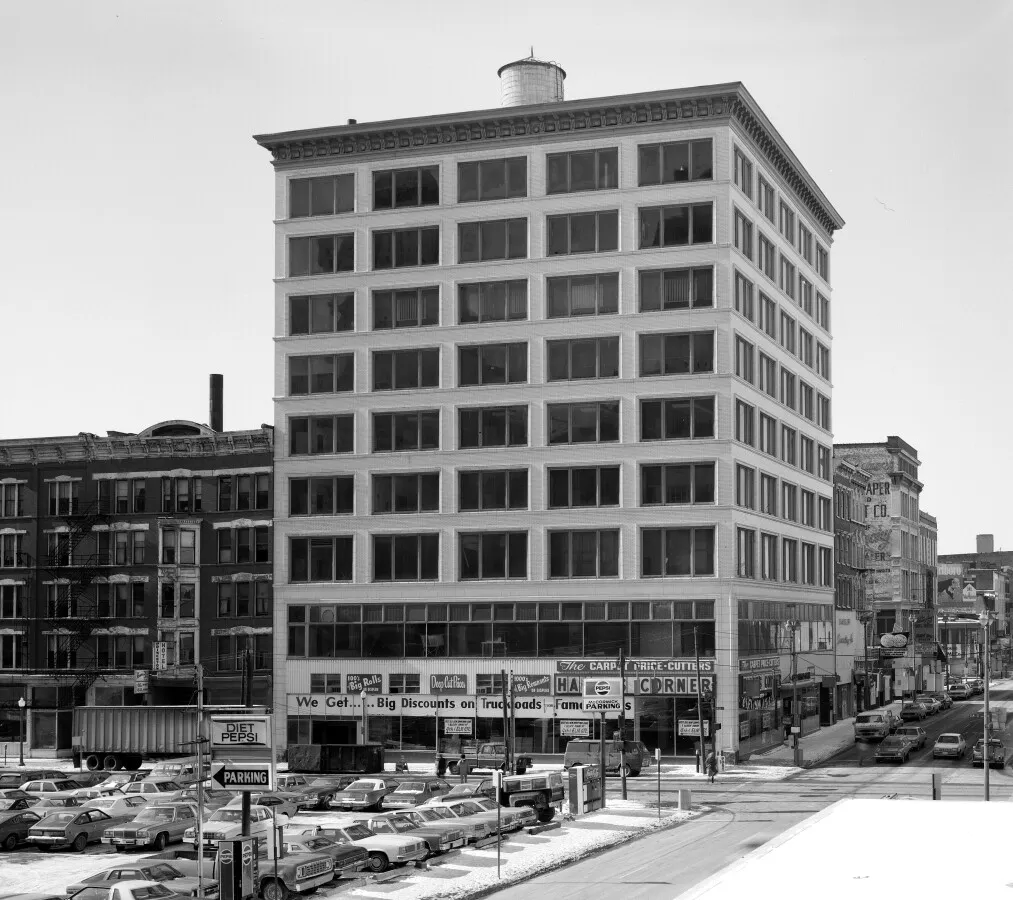 View from the northeast