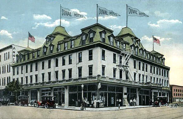 View from the southeast showing changes after the 1901 fire