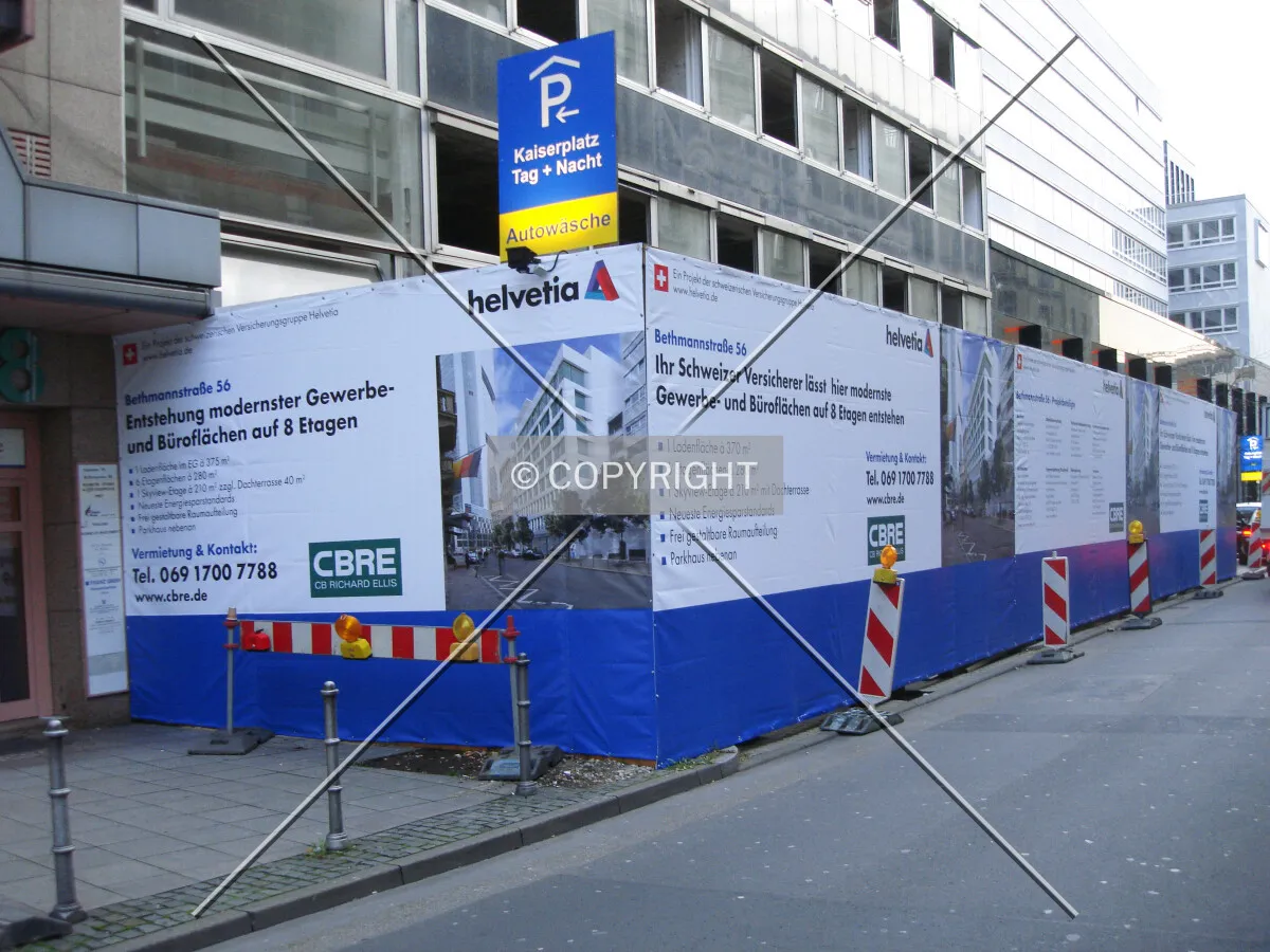 Street level at construction start
