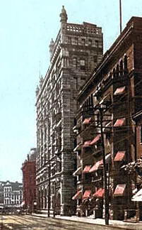 Vintage view from the southeast