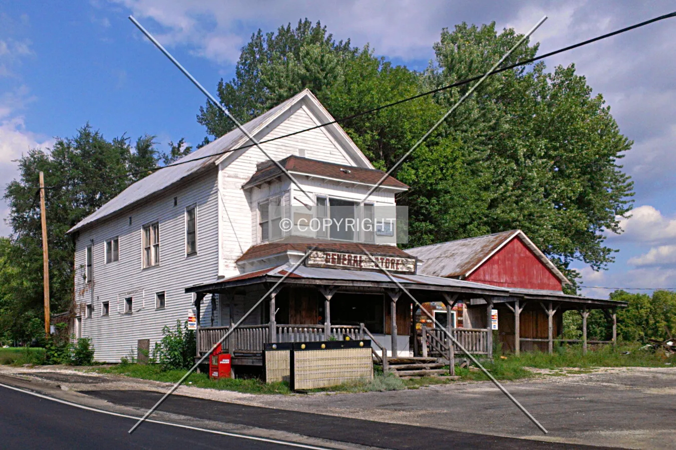 View from the west