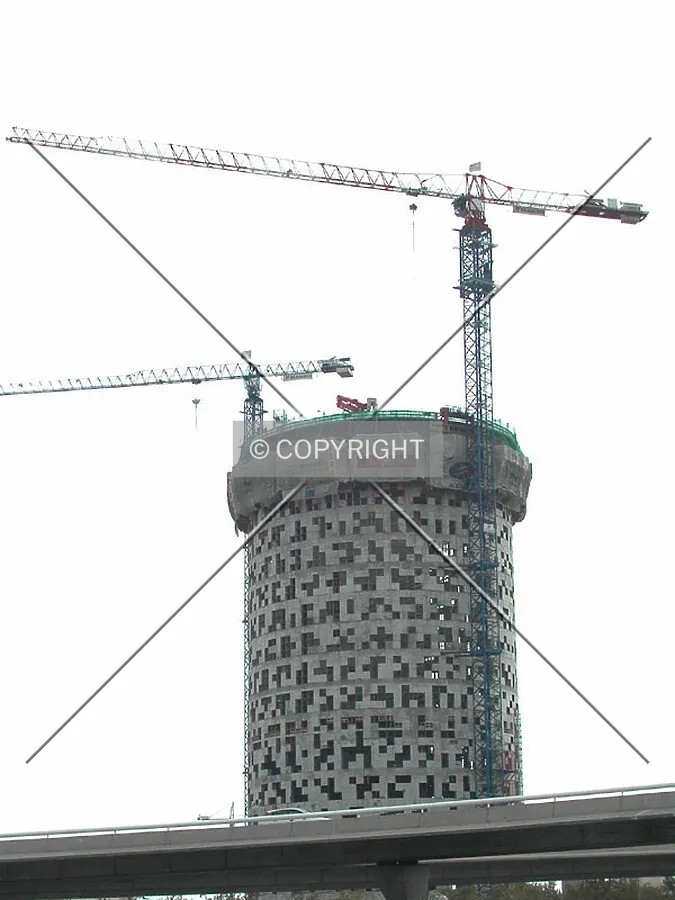 View of the construction