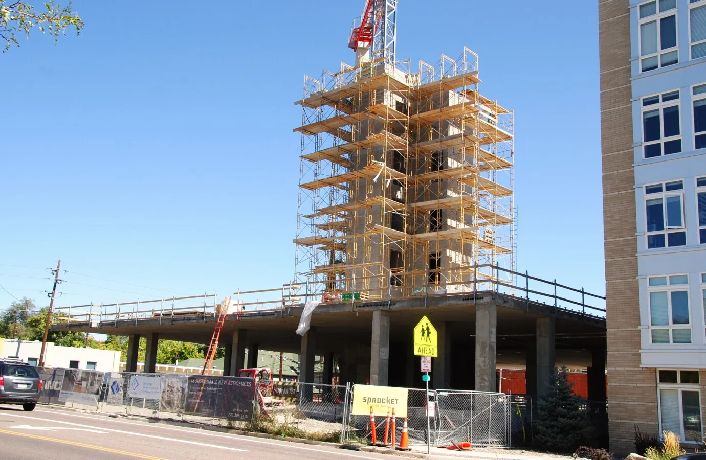 View to the northeast