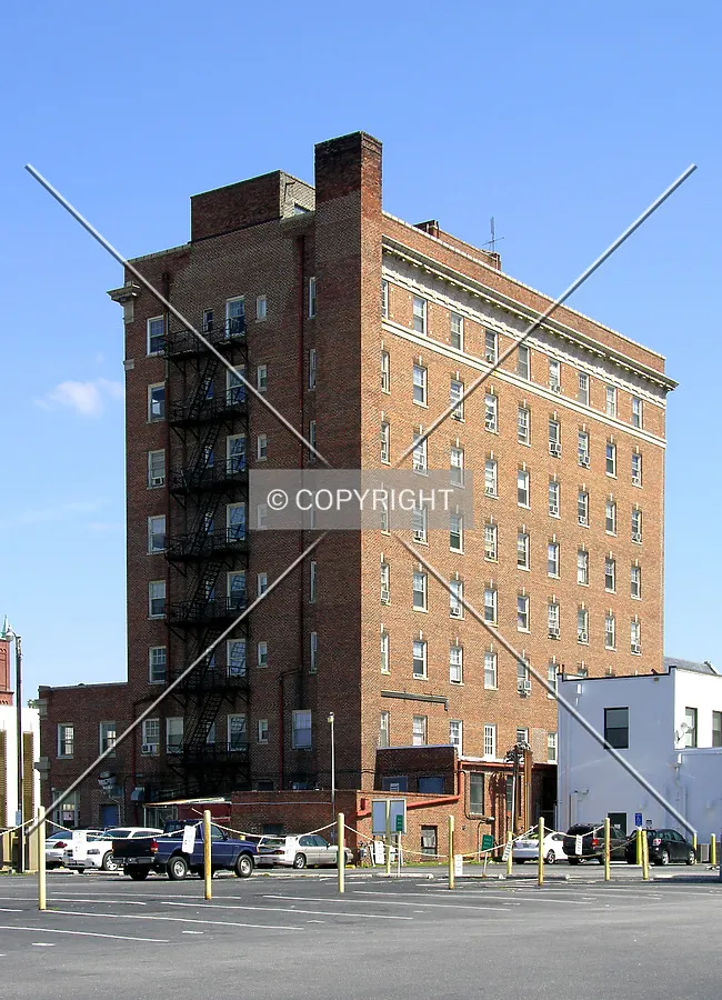 From North Saratoga Street to the southwest