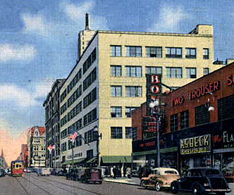 Vintage view from the southwest