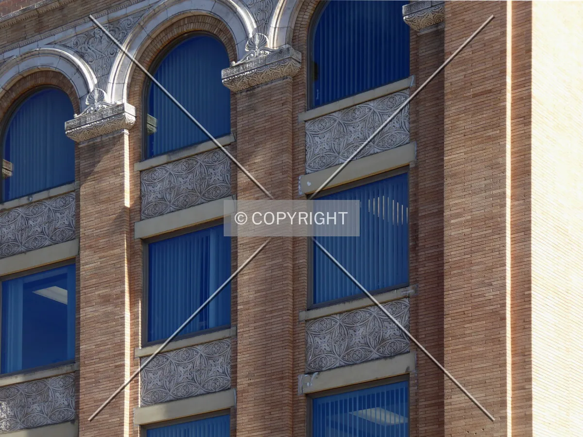 Western facade detail