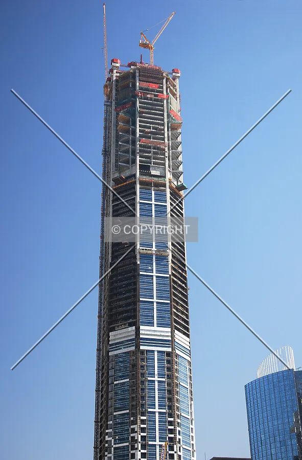 Looking up from the southwest