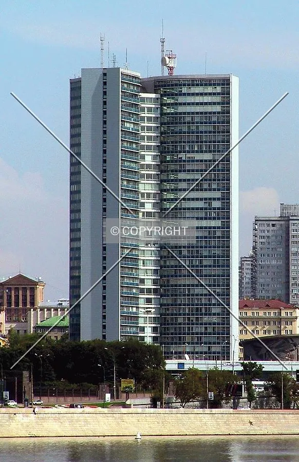 View to the east from Krasnopresnenskaya Embankment