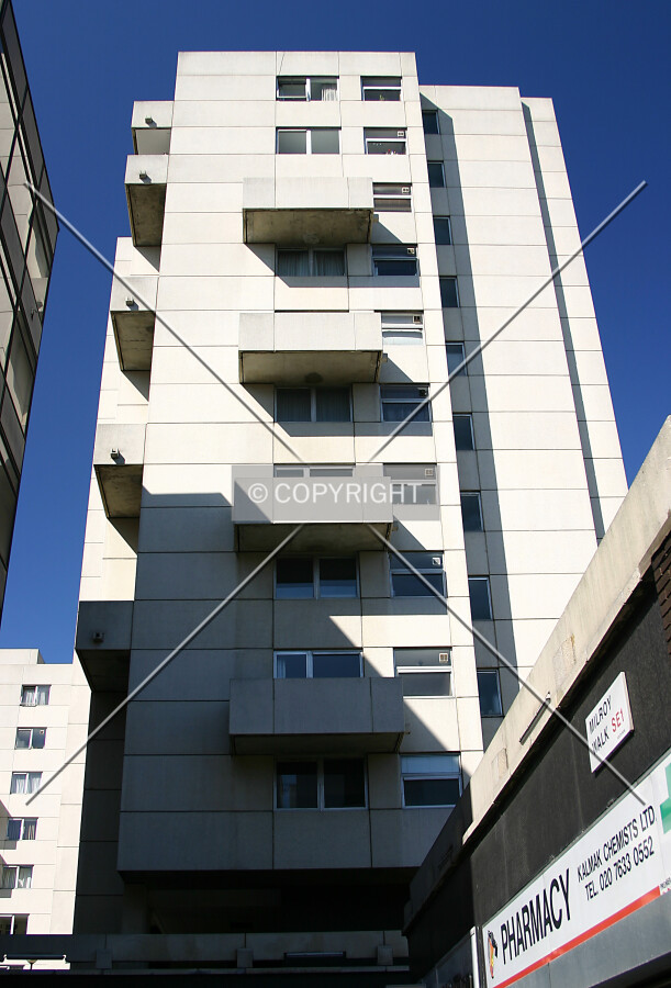 Looking up from Stamford Street